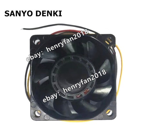 SANYO 9WL0612P4S001 SanAce Fan 12V 0.67A 60*60*25MM IP68 Splash Proof Axial Fan - Picture 2 of 4