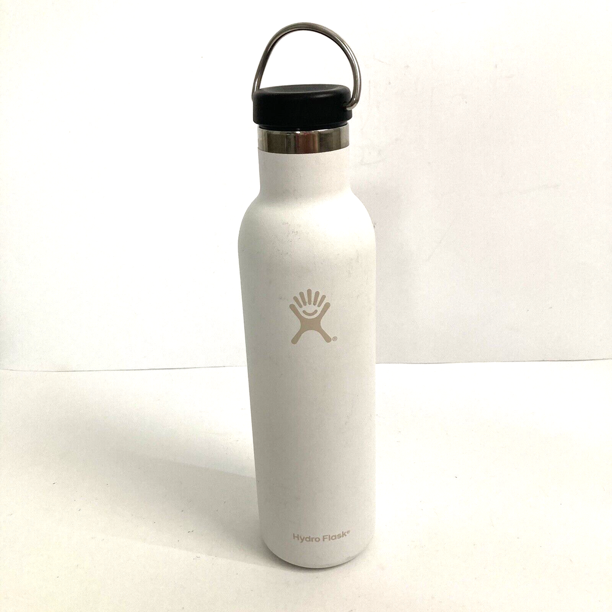 Hydro Flask White Insulated Water Bottle Hiking Outdoors 25oz