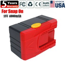 For Snap On Battery CTB6187 CTB6185 CTB4187 CTB4185 CT6850 CTC620 18V Lithium