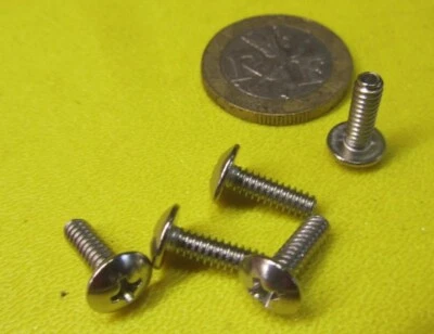 Truss Head Phillips 18-8 Stainless Steel Machine Screw 6-32 x 7/16" L, 100 Pcs