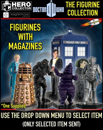 Figura y revista de colección de estatuillas de Eaglemoss Doctor Who (artículo seleccionado) nueva - Imagen 2 de 247