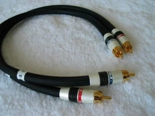 0.5m Monster cable M Series PM M1000 MKII stereo audio RCA interconnect cable