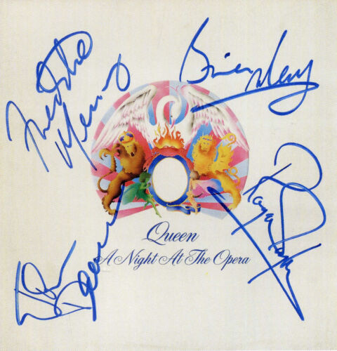 QUEEN Signed 'A Night At The Opera' Photograph - Rock / Freddie Mercury preprint - Picture 1 of 1