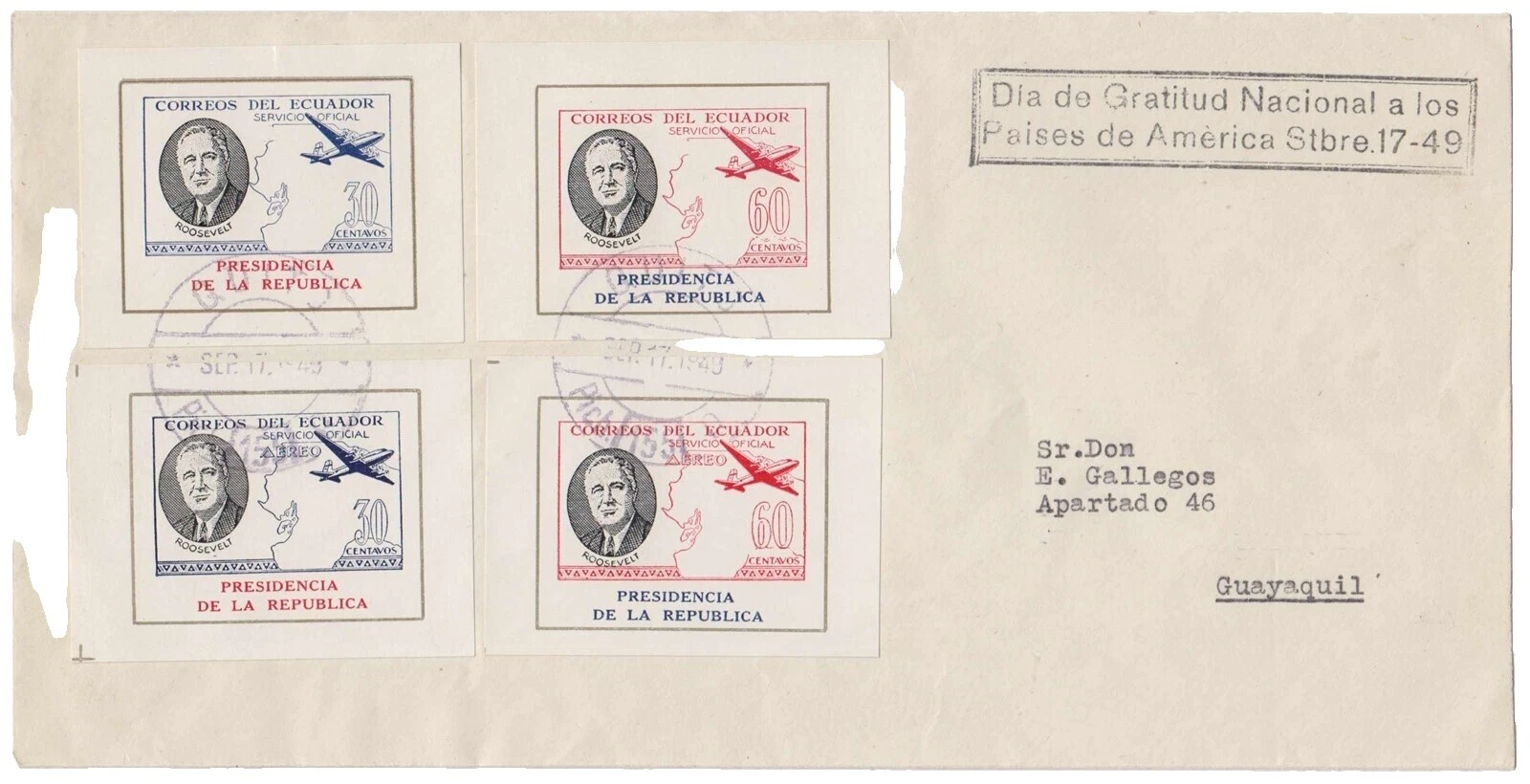 Los políticos Sellos ecuatoriano