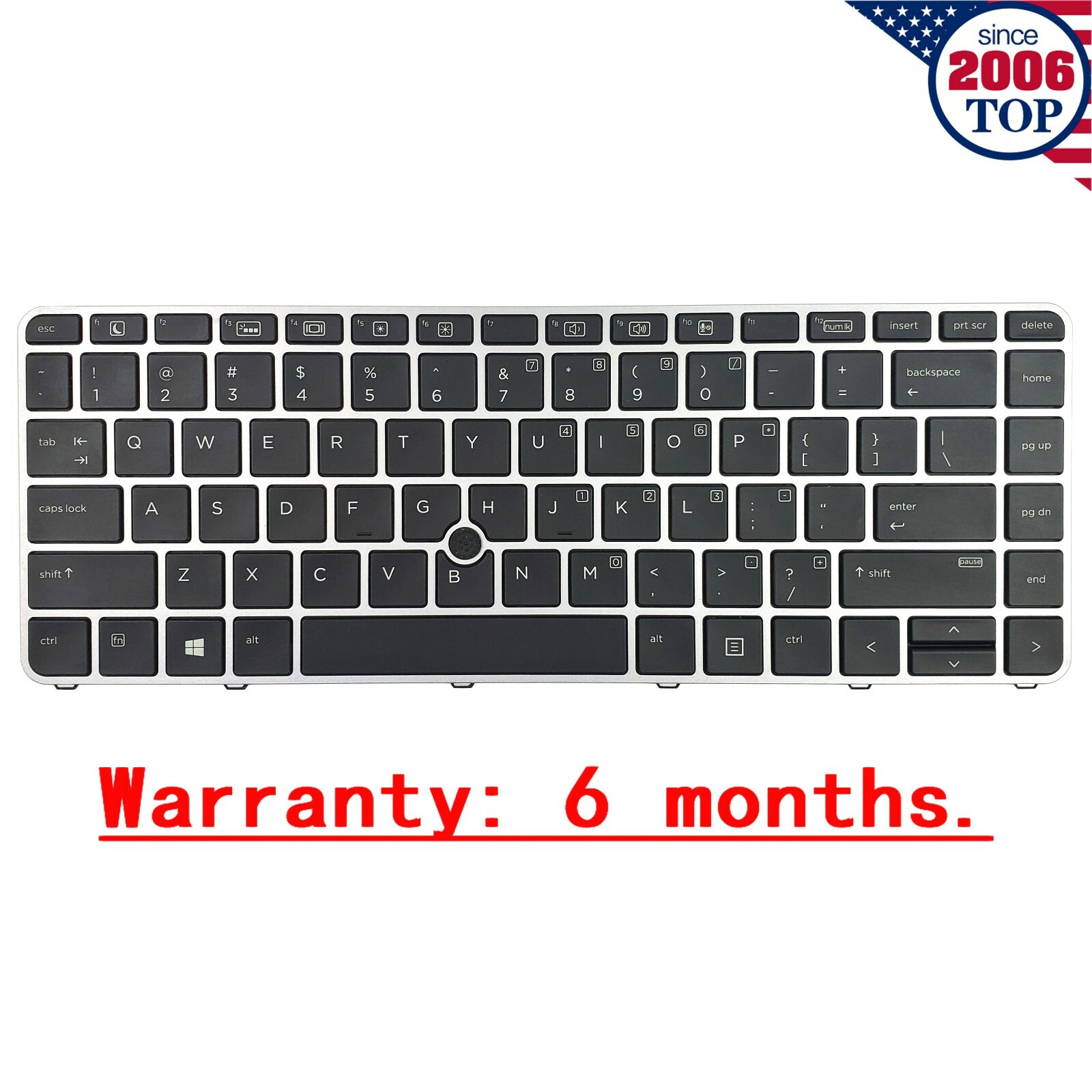Genuine US Keyboard Backlit For HP EliteBook 840 G3 840 G4 745 G3 G4
