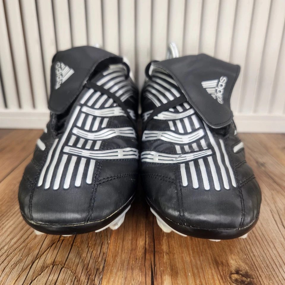 Adidas Absolado Traxion FG 2007 Womens Size 10 Black Silver Soccer Cleats 661359 - Image 2 of 4