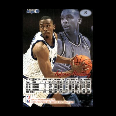 Anfernee Hardaway 1996-97 Ultra Fleer Orlando Magic #79 R316A 72