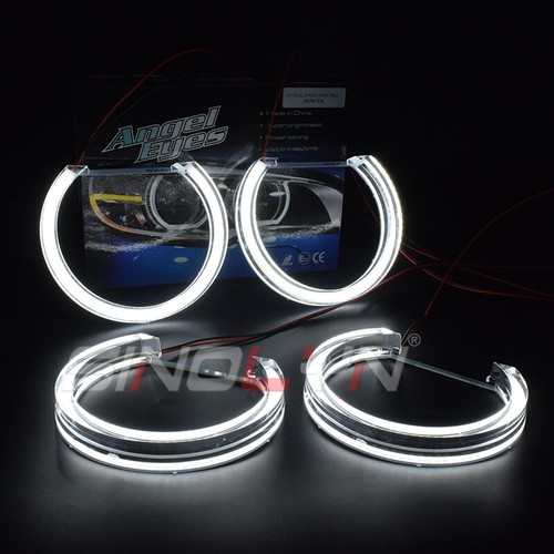 DTM Acrílico LED Ojos de Ángel Halos Switchback Para BMW E46 Faros Accesorios - Imagen 3 de 11
