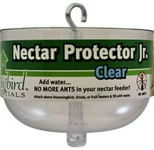 NECTAR PROTECTOR Jr CLEAR SE624 ANT MOAT for Hummingbirds Orioles & Fruit Feeder
