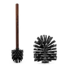 WC Bürste + Ersatzkopf Thermoholz Bürstenkopf Bürstengarnitur Nostalgie WC-Set