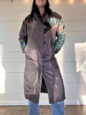 vintage iridescent down jacket