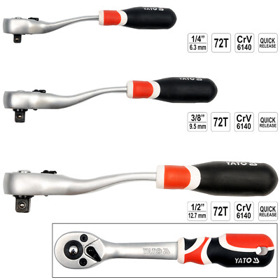 Knarre Ratsche Umschaltknarre Ratschenschlüssel 1/4'' 3/8'' 1/2'' Steckschlüssel