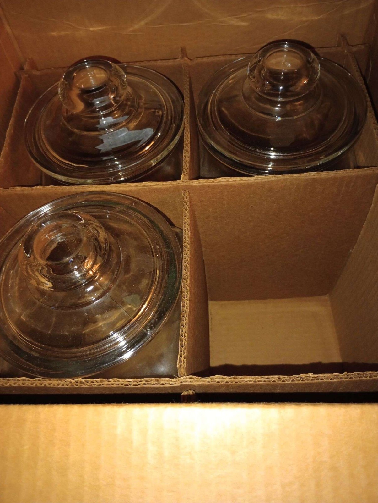 Seyfert's Original Butter Pretzel Clear Glass Jar Vintage NOS Box not