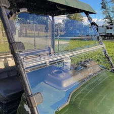 For Kawasaki Mule 3010 2003-2009 Front UTV Flip Windshield Fold Up Window Clear