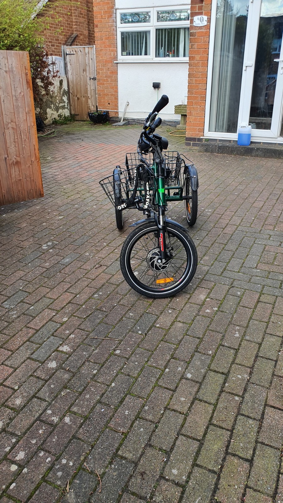 Jorvik Electric Trike, Tricycle RACING GREEN USED TWICE FULL