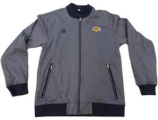 New Los Angeles Lakers Mens Sizes L-XL-2XL 2-Tall Adidas Full Zip Track Jacket