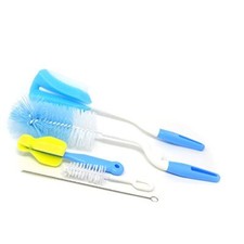 5 Pack Reusable Cleaning Brush Set Long Handle Bottles and Straw Cleaner Kit