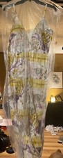 Guess Est. 1981 Dress, Semi Formal, Deep V- Neck Front, Floral Pattern Design