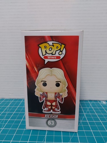 Funko POP WWE Wrestling Ric Flair Red Suit 63 Vinyl Figure WCW - Picture 4 of 6