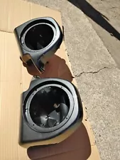 Black Pearl Lower Vented Fairing 6.5" Speaker Pods for Harley Touring 94-13