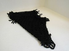 Designer Scarf 28-in Black Infinity Acrylic Female