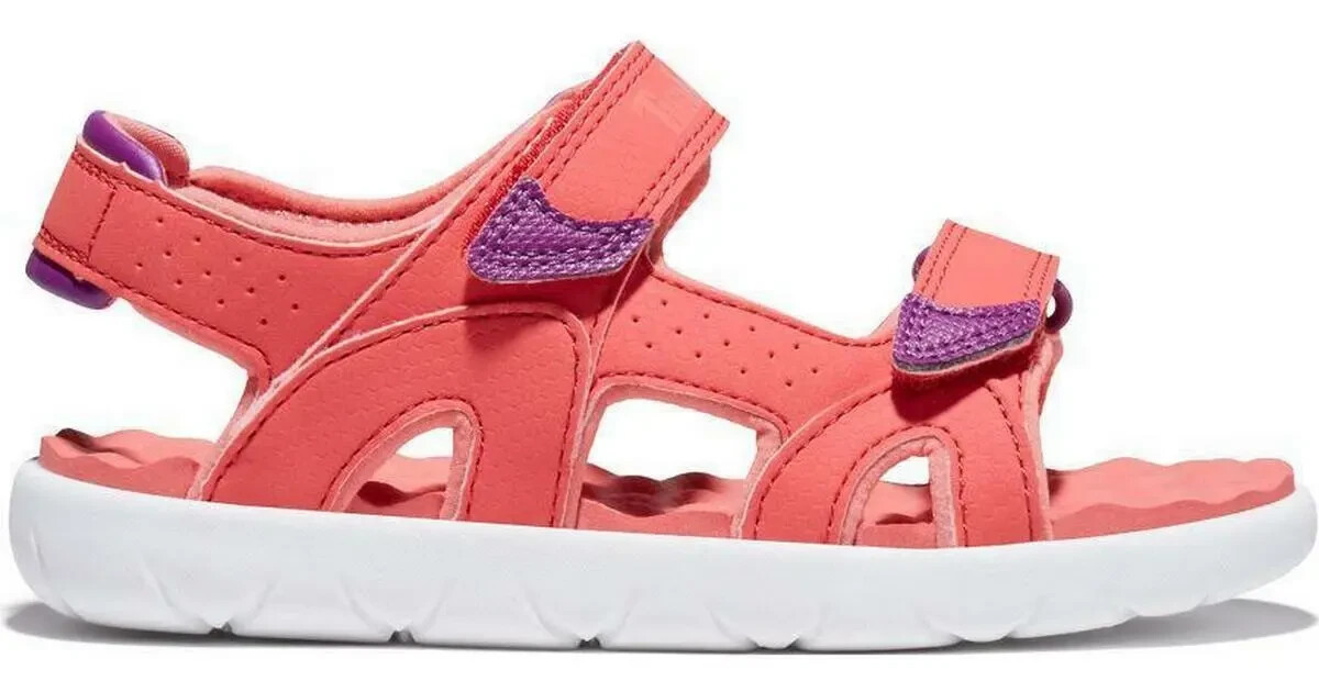 Sandali Timberland bambina Perkins fila rosa scuro Regno Unito bambino 6 EU 23 nuovi con scatola