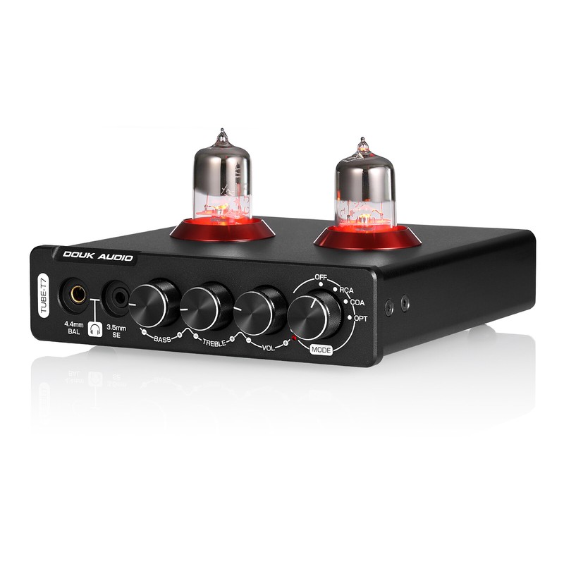 Mini Tube DAC Preamp COAX/OPT to RCA Converter Balanced Headphone Amp 24Bit/192K
