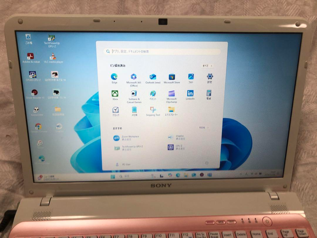 Sony Vaio SVE151B11N Pink Core i5-3210M Windows11 Home RAM Sony Vaio SVE151B11N Pink Core i5-3210M Windows11 Home RAM