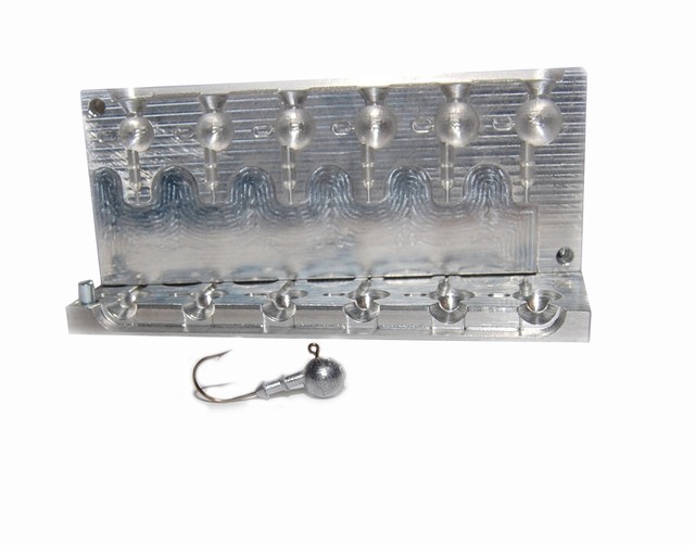 Saltwater Boxing Glove NC Jig mold 1/23oz CNC Tautog Blackfish