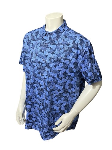 Tricots ST Raphael Men’s Hawaiian Shirt Size 2XL XXL Short Casual Sleeves Pocket - Picture 4 of 16