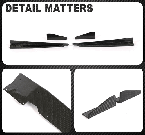 Carbon Seitenschweller Seite Splitter Spoiler für Audi TTRS/ TTS/ TT Sline 15-18 - Picture 10 of 10