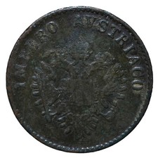 5 centesimi 1852 - Milano - Francesco Giuseppe I - Regno Lombardo-Veneto - MB-BB