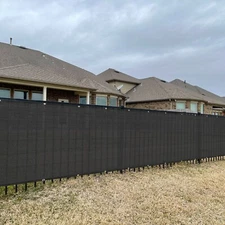 3' 4' 5' 6' tall Balcony Fence Windscreen Privacy Screen Shade Cover Garden Pool