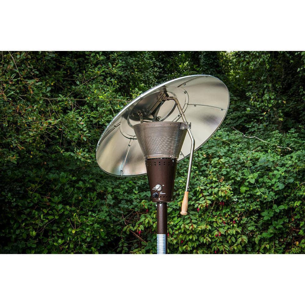 Hampton Bay Propane Gas Patio Heater Outdoor 38,200 BTU Bronze Heat