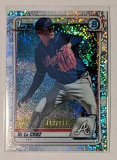 2020 Bowman Chrome Jasseel De La Cruz Speckle Refractor /299  #BCP-115 Braves