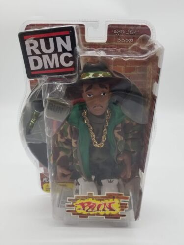 Figurine articulée Run DMC Mezco "RUN" 7" rare camouflage japonais exclusif NEUF DANS SA BOÎTE 2002 - Photo 1/5