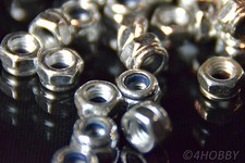 100 selbstsichernde Muttern M4 Schraubenmuttern Sicherungsmuttern Stopmuttern