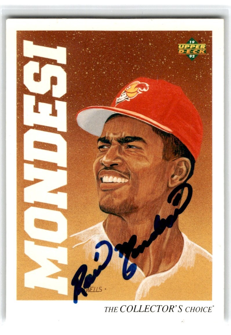 1992 Upper Deck Minors Autograph Raul Mondesi Autograph Albuquerque Dukes #32