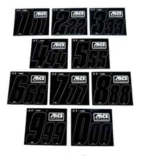 MCS BMX Number Set  3" and 2"