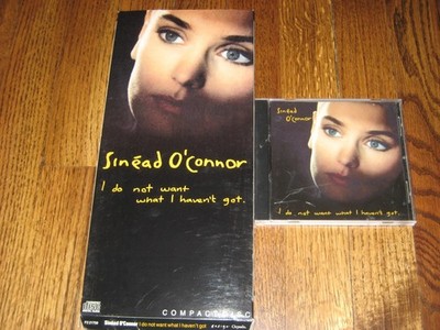 Sinead O'connor I Do Not want What I Haven't Got Cd and Longbox Nothing Compares