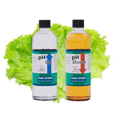 Hydroponic pH Control Kit   pH Up & Down Liquids for Easy Balance 8 oz