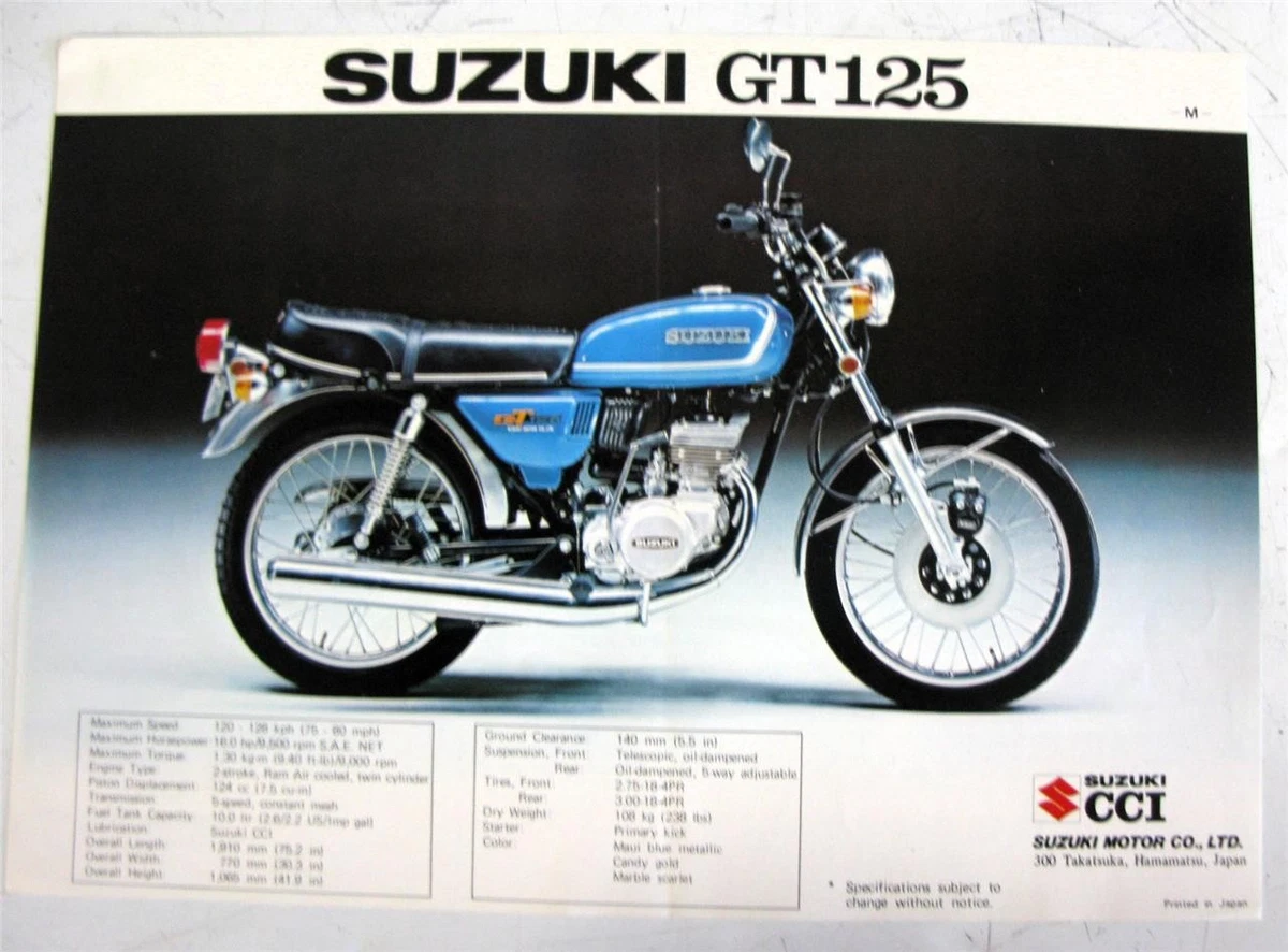 【Suzuki】 Suzuki Motorcycle Sales Brochures for sale | eBay UK