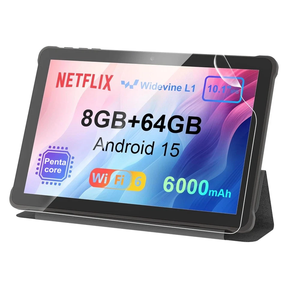 XGODY 10.1" Android Tablet 8GB 64GB (1TB TF) IPS Touchscreen Penta-core Processor WiFi