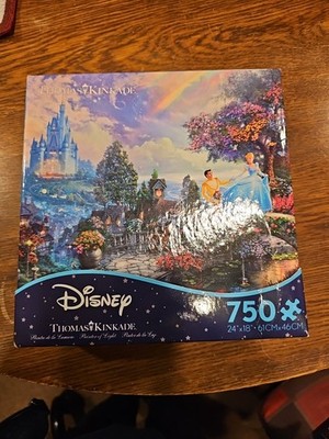 Thomas Kinkade Disney Dreams Collection Cinderella Jigsaw Puzzle 750 Piece 