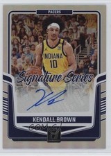 2024-25 Panini Donruss Signature Series Kendall Brown #SS-KBP Auto 0us8