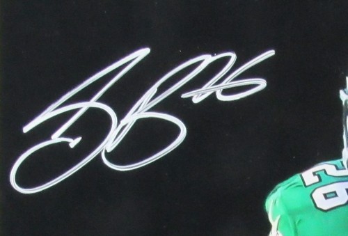 Saquon Barkley Signed/Autographed 16x20 Photo Eagles Framed Beckett 193279 - Imagen 2 de 4