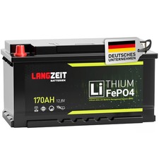 LiFePO4 170Ah 12V Lithium Batterie Solarbatte...