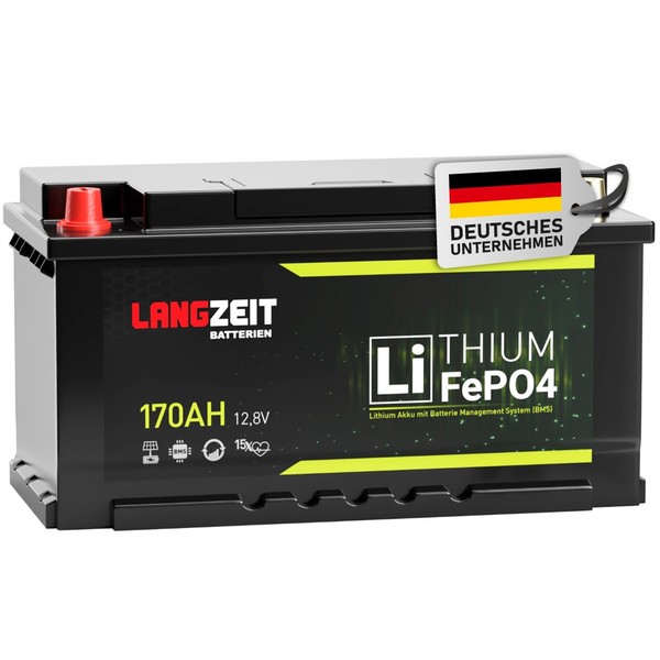 Lifepo4 170Ah 12V Lithium Batterie Solarbatterie Wohnmobil 100Ah 120Ah 150Ah L5-image
