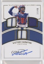 2018 Panini National Treasures Gold 37/49 Victor Caratini #RTM-VC Auto 6fs