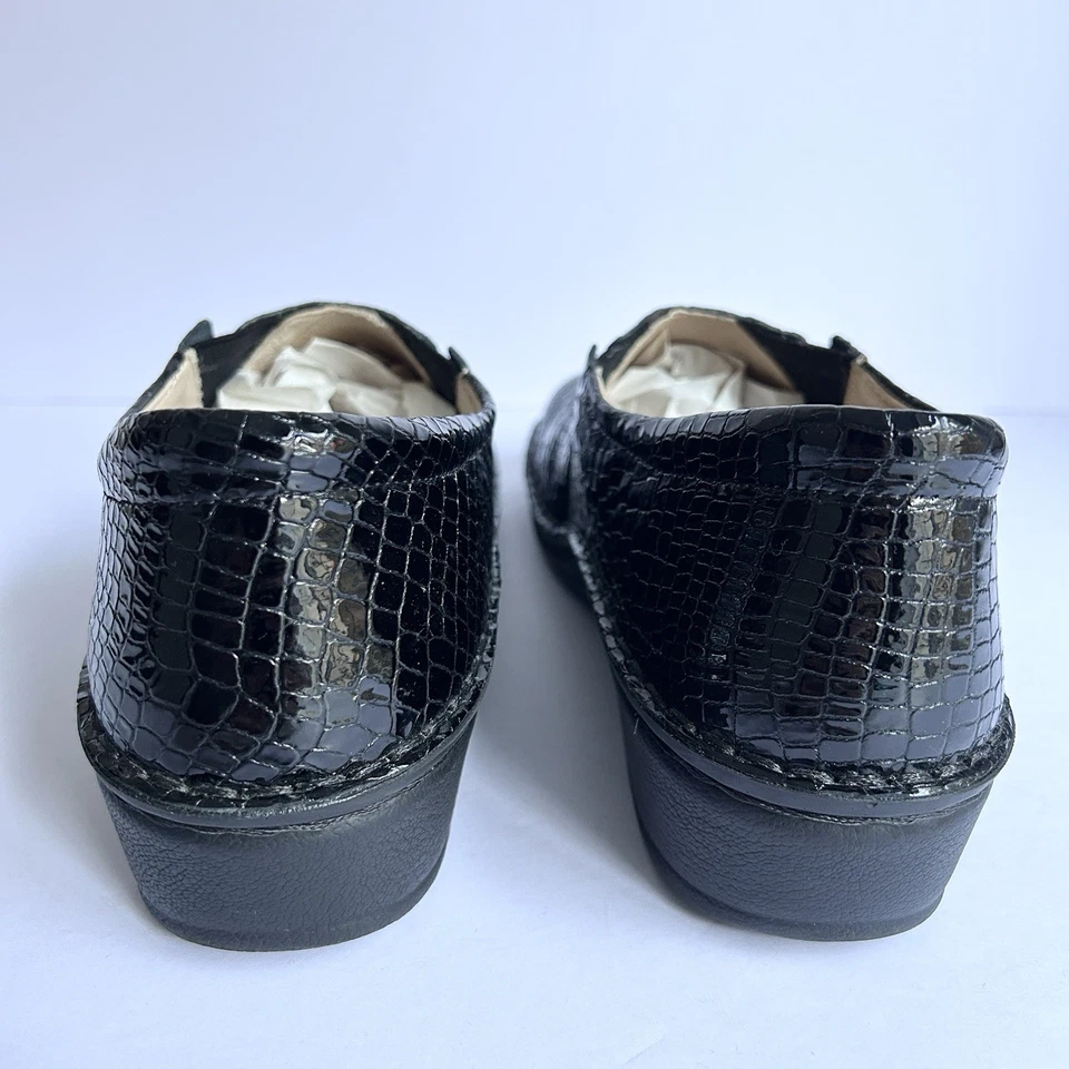 Zuecos cómodos ortopédicos Finn Comfort para mujer EU 42 US 10,5 cuero estampado cocodrilo Foto 4 de 4